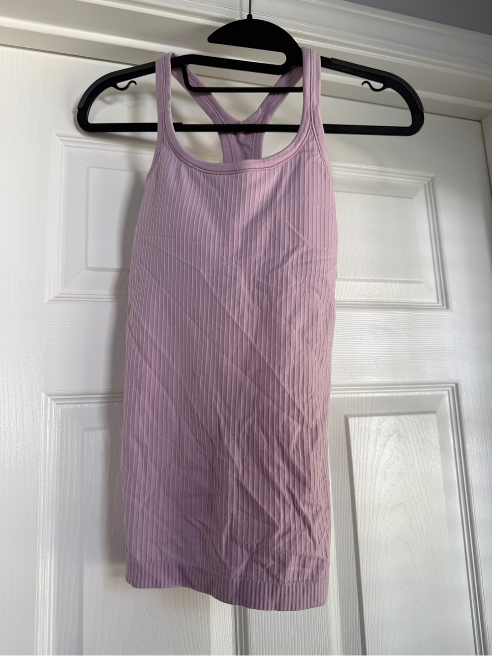 lululemon athletica Ebb to Street Ribbed Racerback Tank in Light Lavender/Mauve